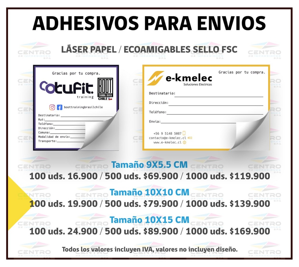 Adhesivo para Envios