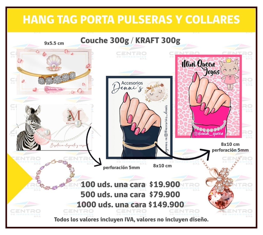 Hang Tag Porta Pulseras