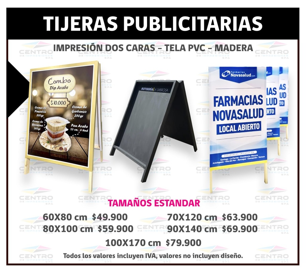 Tijera Publicitaria A-Frame