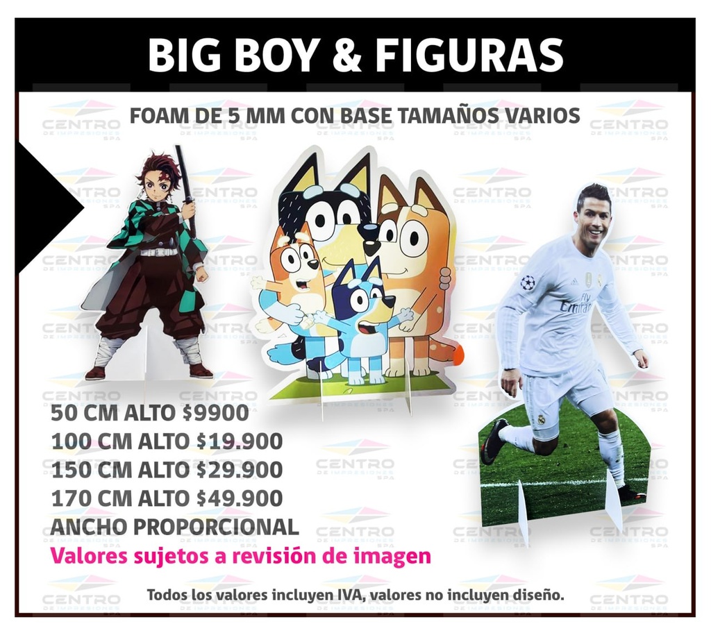 Big Boy Figura Foam Board
