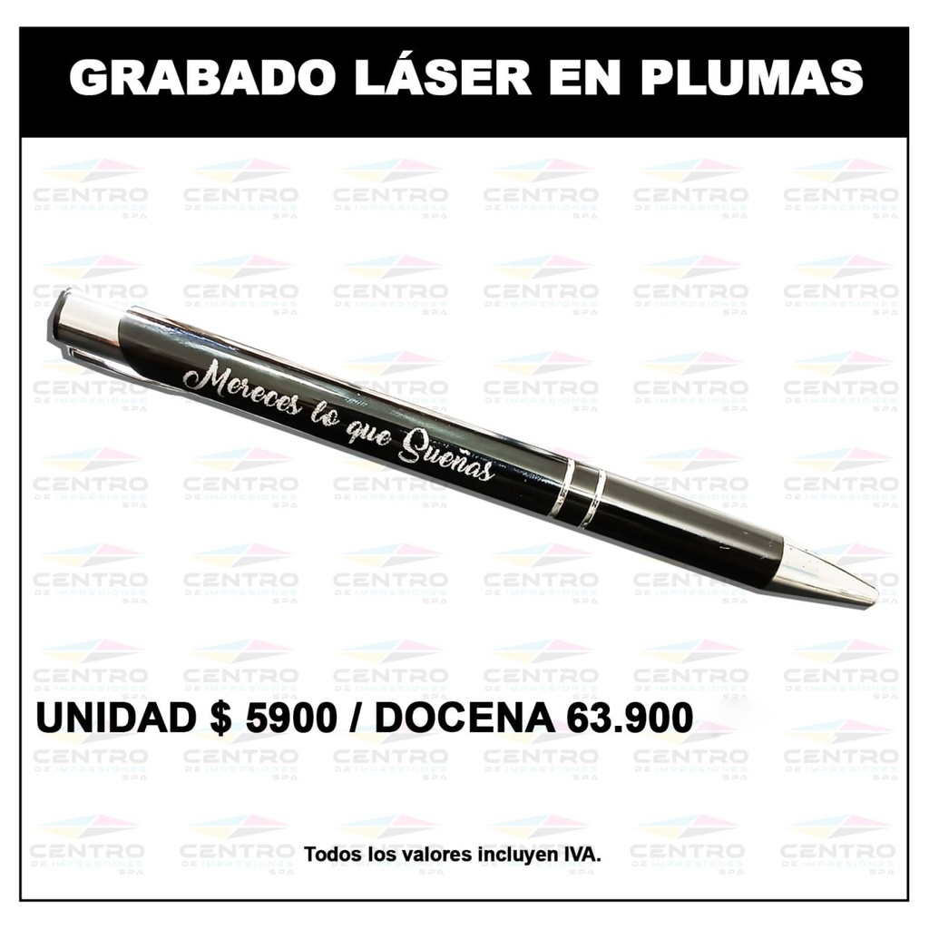 Pluma Grabado Laser